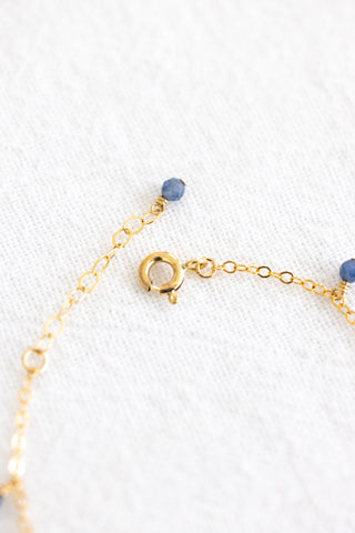 Sapphire Drop Bracelet