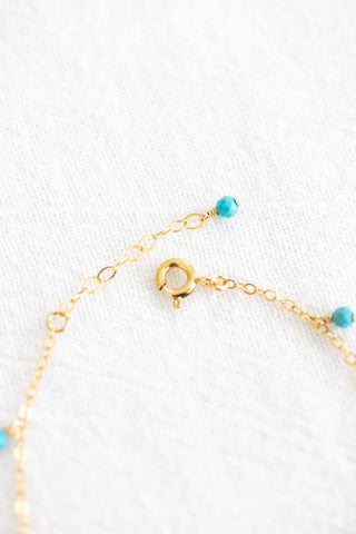 Turquoise Drop Bracelet