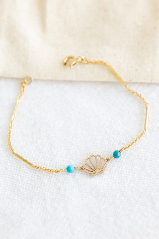 Turquoise Shell Grace Bracelet