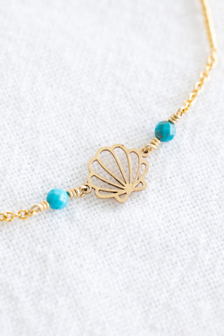 Turquoise Shell Grace Bracelet