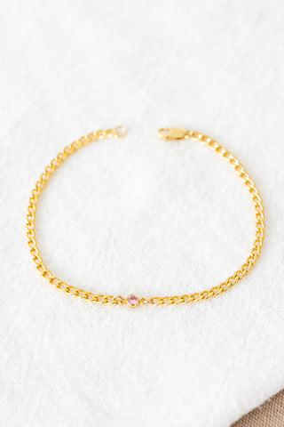 Pink CZ Endless Bracelet