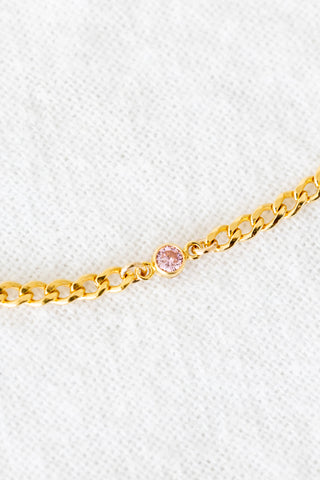 Pink CZ Endless Bracelet