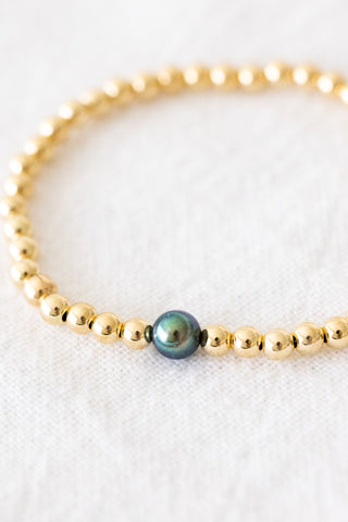 Peacock Pearl Bubble Bracelet