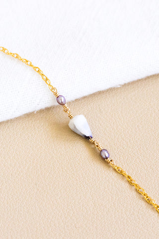 Dark Pink & Dwarf Cone Mona Bracelet
