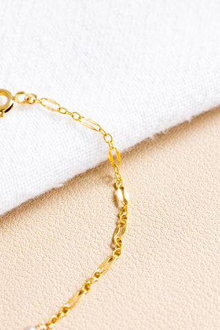 Silver Pearl & Dwarf Cone Princess Bracelet
