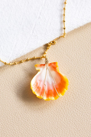 Sunrise Shell Mini Anela Necklace