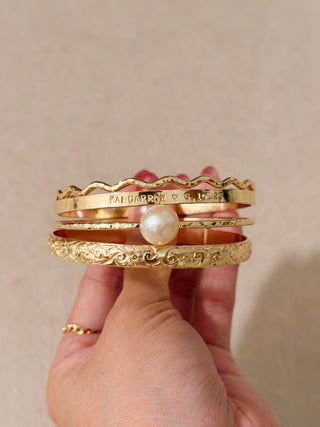 Custom Stamped Bangle Band