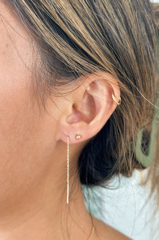 Ball Drop Ear Threaders