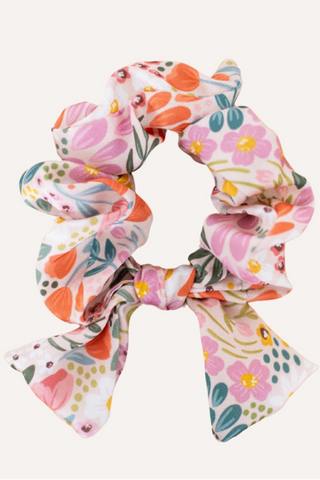 Summer Meadows Satin Scrunchie