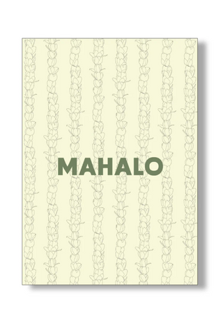 Mahalo Card - Lei Pikake