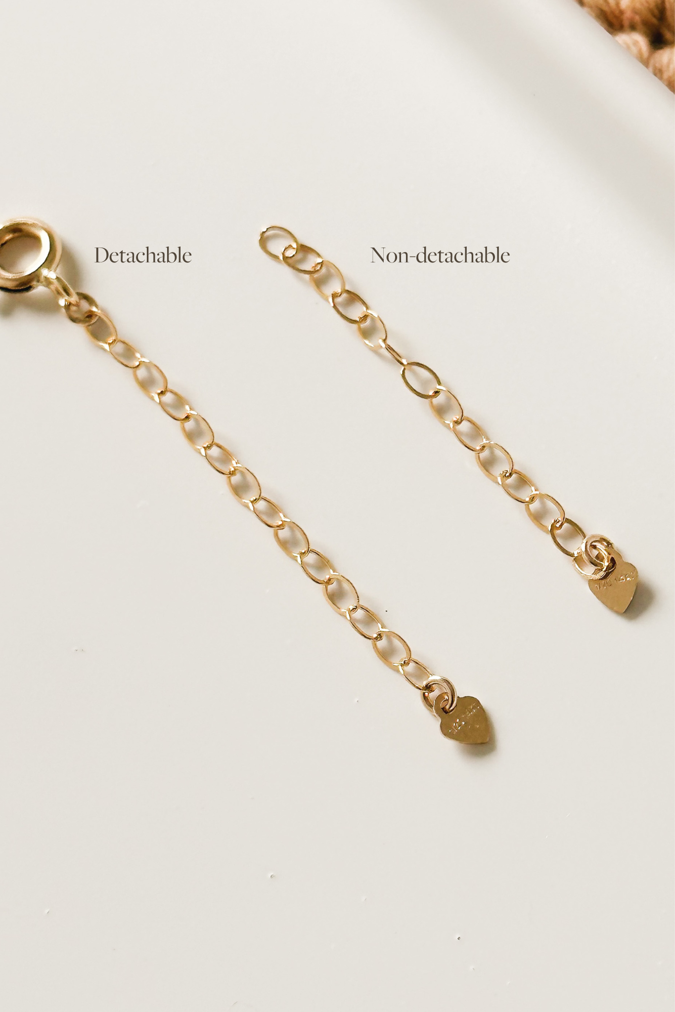 Necklace and bracelet extenders — AgAuCu: handcrafted jewelry